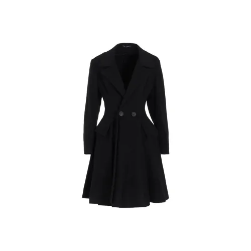 Yohji Yamamoto Femme FW25 W Ca BEAVER Ткань PANELED FLARE Пальто Женское