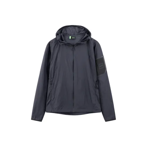 Hugo Boss С капюшоном ZIP UP Куртки Легкий Мужской