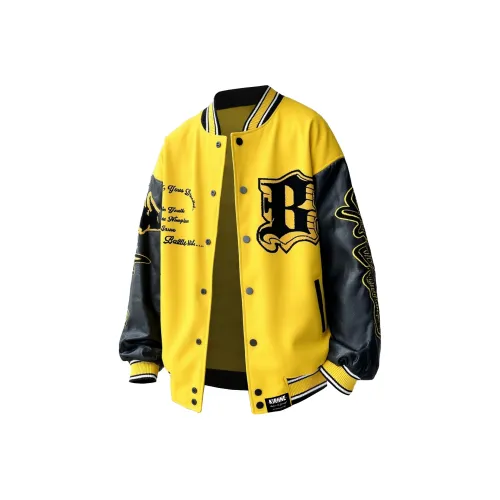 KIRHNE Желтый Унисекс Бейсбольные Джерси