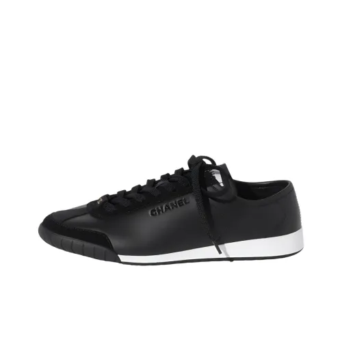 CHANEL Низкий топ Повседневная обувь Женская Черный