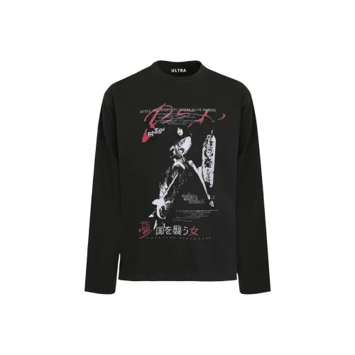 ULTRA QUATTRO Черный Унисекс T-рубашки