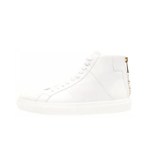 MOSCHINO Высокие кроссовки для скейтбординга Мужские Белые