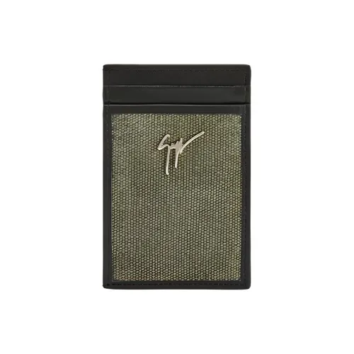 Giuseppe Zanotti GZ Хлопок Картхолдер Женские Армейский зеленый