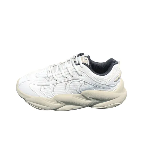 Erke Амортизация Устойчивый к истиранию Легкий Противоскользящий Низкий Топ Беговые кроссовки Женские Серый Белый