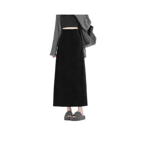 LANGQING Повседневный Длинный Юбка Женские