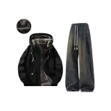 Чёрный [Флисовая подкладка] + Чёрный