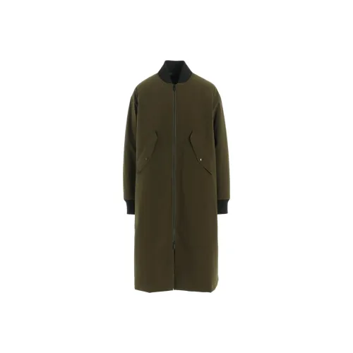 Yohji Yamamoto Y'S FW25 PE TAFTA Длинный MA 1 Куртки Пальто Женские