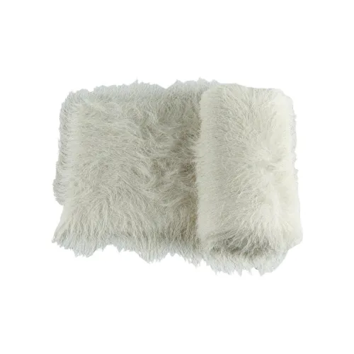 DRIES VAN NOTEN Полиэстер Трикотаж Шарфы Женские Белые