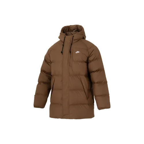 Nike Пуховик Мужской Мусс Лесной Коричневый