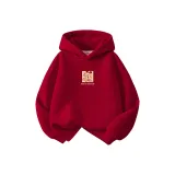 [Thickened и с флисовой подкладкой] В клетку Babu K_Средний Бургунди