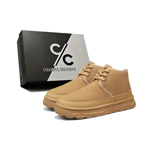 Colorful Creations Термический Увеличивающий Высоту Устойчивый к Износу Противоскользящий Короткий Снегобут Мужской