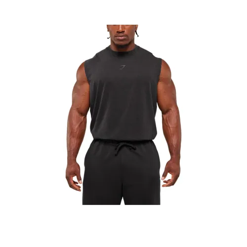 GYMSHARK GS Мужские майки черного цвета