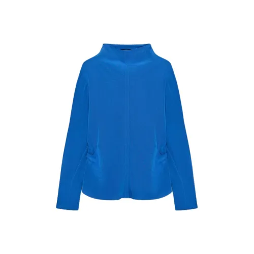 ZARA Синие Серые Женские Рубашки