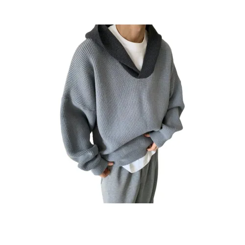 GUHUO Серый Унисекс Трикотаж