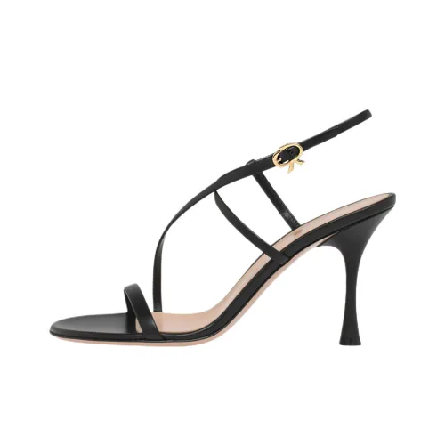 GIANVITO ROSSI Ascent One Ремешок Сандалии 8,5 см Женские Черный