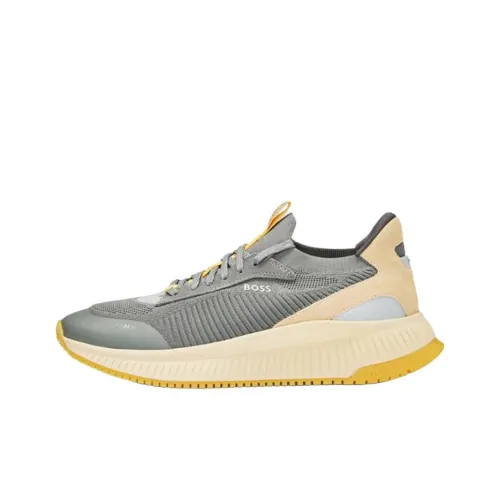 Hugo Boss Низкий топ Повседневная обувь Мужская Серый