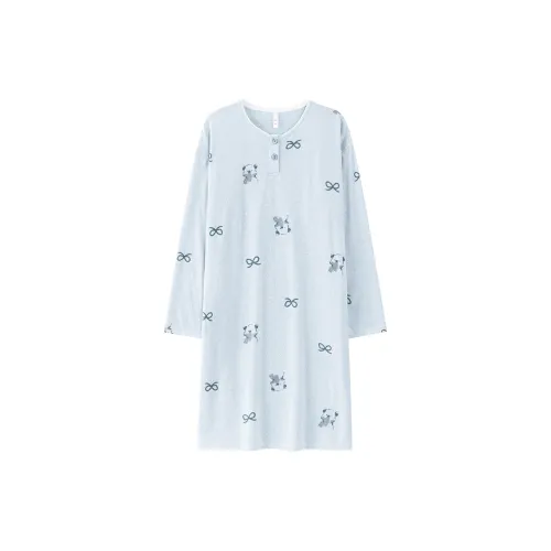 MADALLO Светло-синие Женские Ночные сорочки