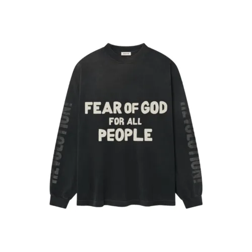 Fear Of God Obsidian Black Мужская T-Рубашка