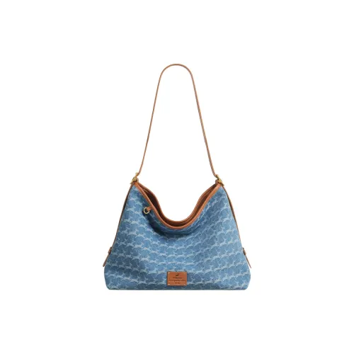 Miao Di Ткань Сумка через плечо Стандартная Женская Джинсовый Синий