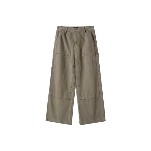 IMHM Хаки Унисекс Карго Брюки