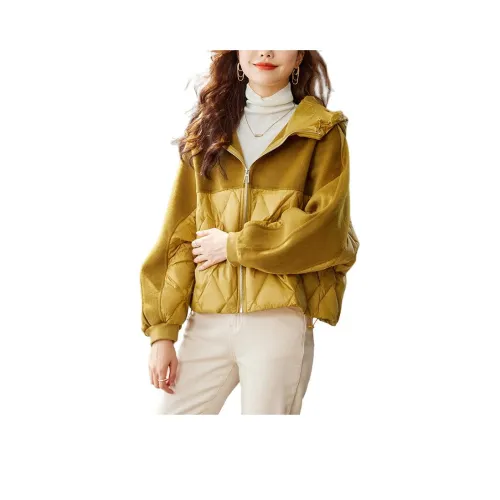 Flowers in water Пуховая куртка Женская