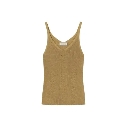 AERON Оливковые Женские Майки