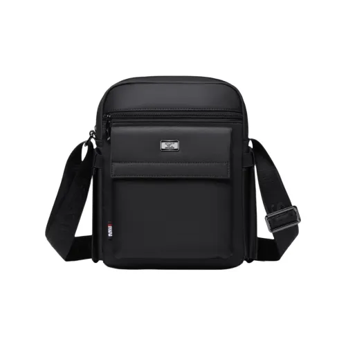 SEPTWOLVES Сумка через плечо среднего размера мужская черная