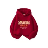 [Thickened и с флисовой подкладкой] Черепаховый шею Babu бордового цвета