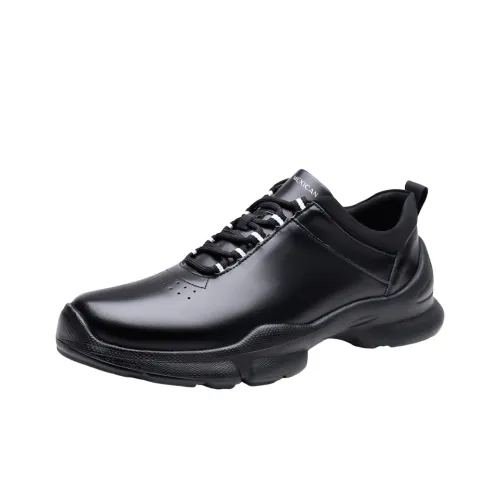 MEXICAN Амортизация Rebound Увеличение Высоты Дышащий Slip-Resistant Низкий Топ Повседневный Городской Коммутирование Беговые кроссовки Мужской