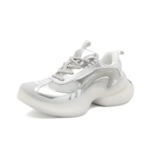 YEDANI Амортизация Поддержка Дышащий Низкий Топ Толстая подошва Кроссовки Унисекс