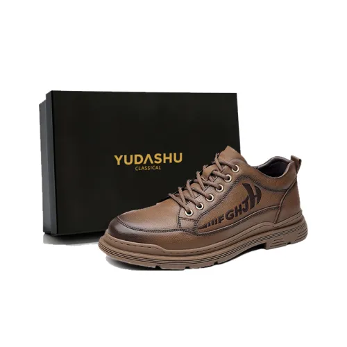 YUDASHU Повседневные кожаные туфли с низким верхом мужские