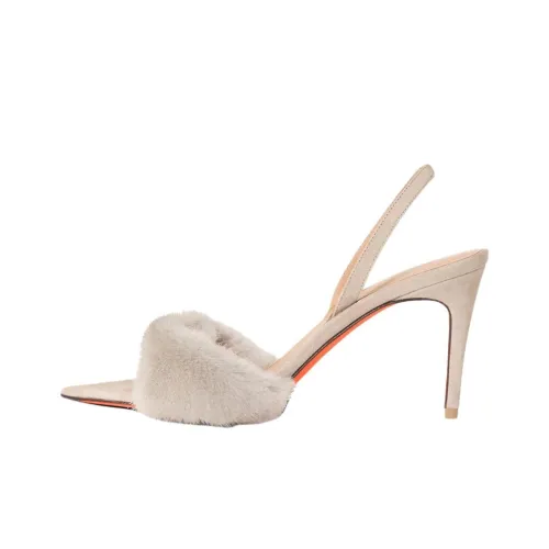 Santoni Sandals One Strap Sandals 8,5cm Women's Beige