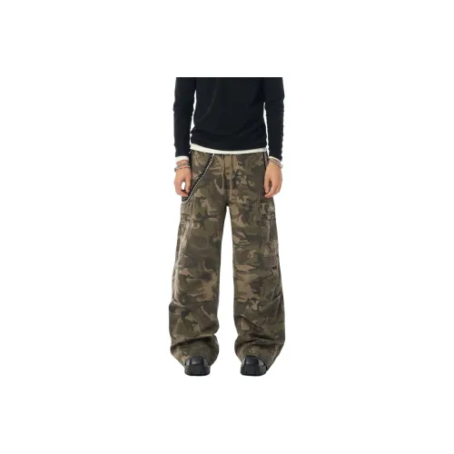 JHYQ Камуфляж Унисекс Повседневные Штаны