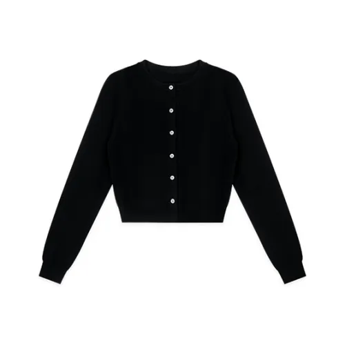 CALLED BACK Черный Вязаный Кардиган Женские