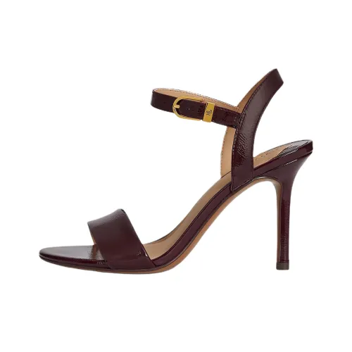 LAUREN RALPH LAUREN Gwen One Ремень Сандалии 9 см Женские Бордовый