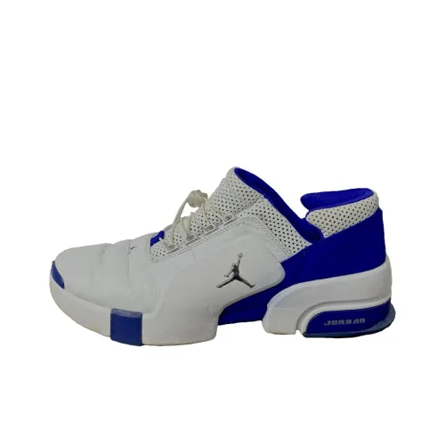 Джордан Trunner Винтажные Баскетбольные Кроссовки Мужские Белые Синие