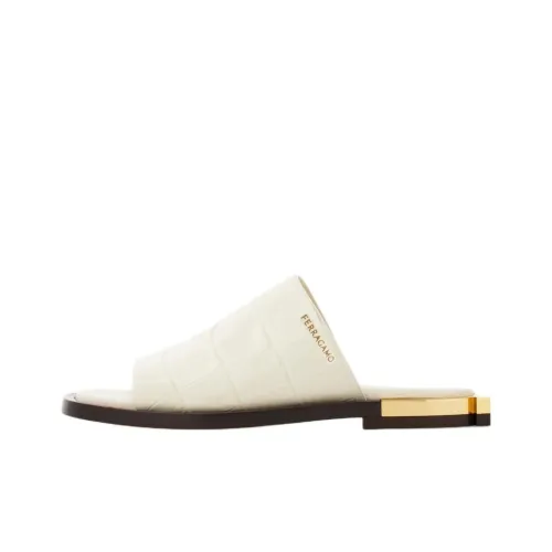 Ferragamo Слипоны Женские Белые