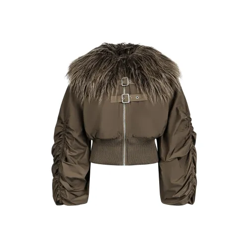 DOH STORE Зеленый Унисекс Пуховики