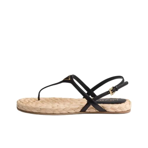 PRADA One Ремешок Сандалии Женские Черные