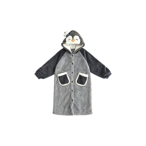 O'MESIK Серый Женские Банные халаты