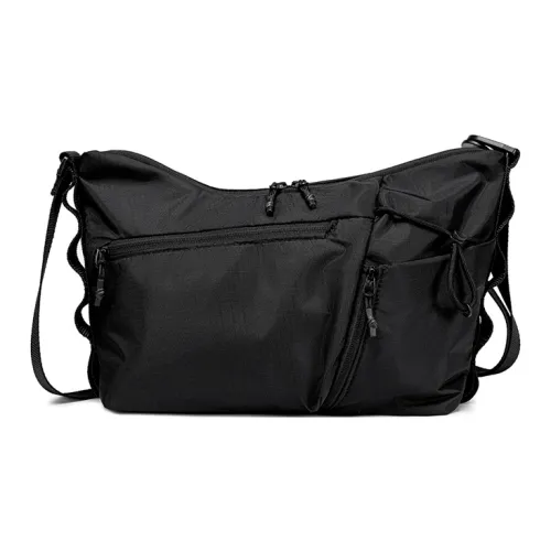 BJIAX Нейлоновая Сумка через плечо Мужская Черная