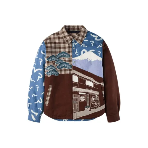 EVISU Джинсовый синий Мужские Куртки