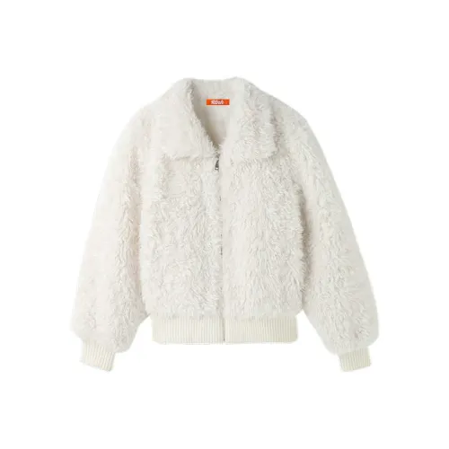 RTNH Теплый Белый Женский Бархатный Куртка