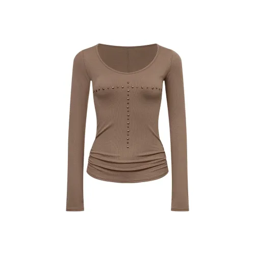 Ariseism Песочный Женские T-рубашки