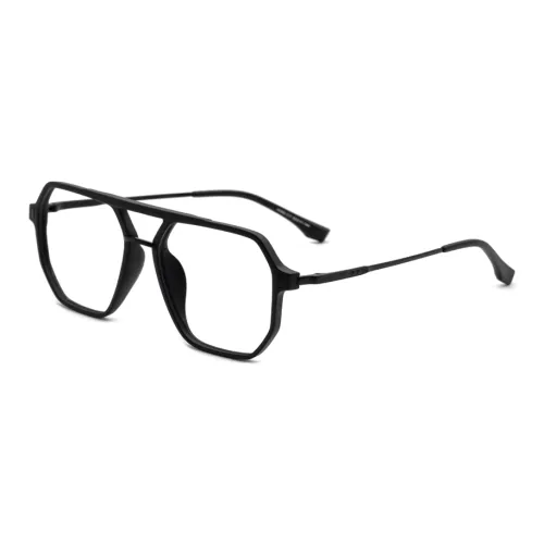 Xiao Luo Di Сплав Aviator Очки с диоптриями Унисекс Матовый Черный