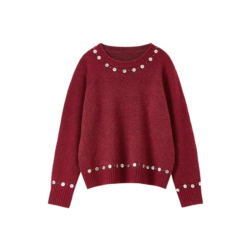 SENTUBILA Бордо Красный Женский Свитер