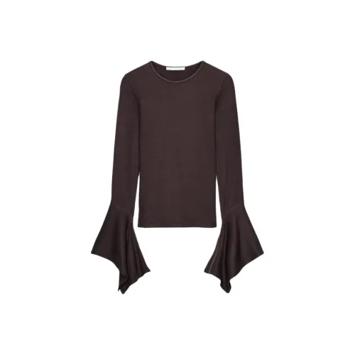 ZARA Шоколад Женские T-рубашки