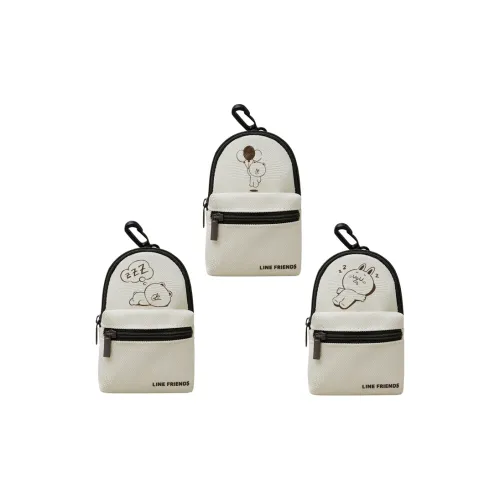LINE FRIENDS Полиэстер Чехол для наушников Мини Унисекс Light Кофе