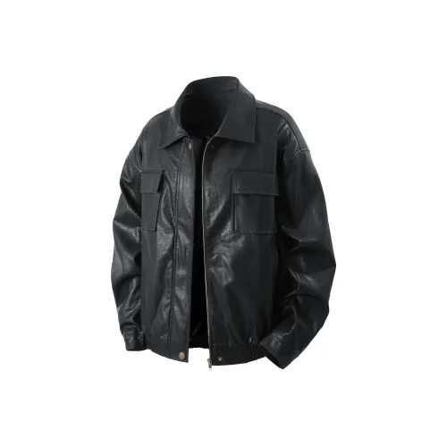 SONGXIER Унисекс Кожаные куртки