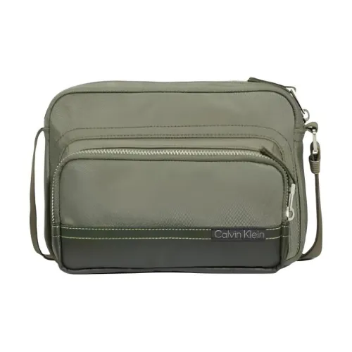 CALVIN KLEIN Переработанный полиэстер Camera Сумка Сумка через плечо Женская Зеленая